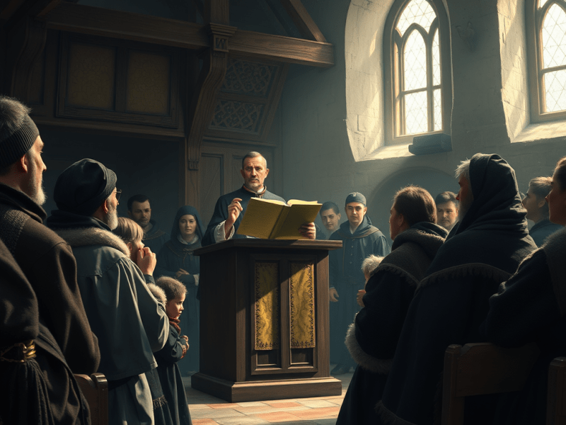 L&rsquo;annonce de l&rsquo;édit d&rsquo;Henri II à Saint-Mars-d&rsquo;Égrenne